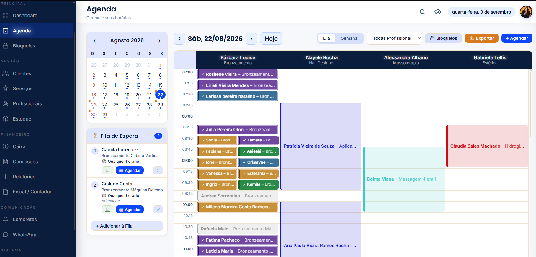 Agenda do Conecta Pro